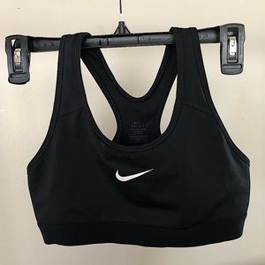 Nike dri-fit sports bra black size Small